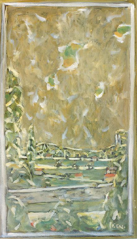 Catalogue raisonné, oeuvre de l'artiste Hans Seiler - La terrasse, 1977