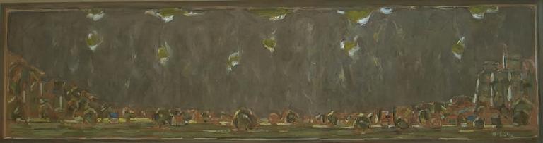Catalogue raisonné, oeuvre de l'artiste Hans Seiler - La vallée brune, 1977