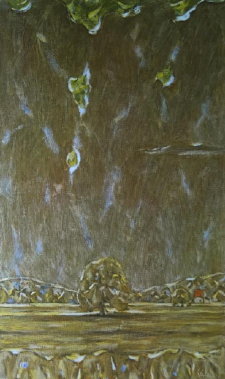 Catalogue raisonné, oeuvre de l'artiste Hans Seiler - Le grand noyer, 1977