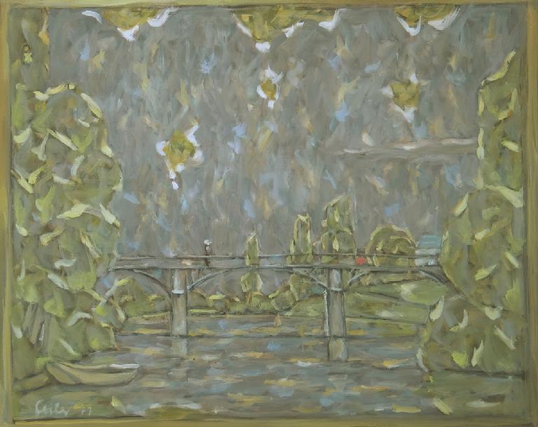 Catalogue raisonné, oeuvre de l'artiste Hans Seiler - Le pont de Chennevières, 1977