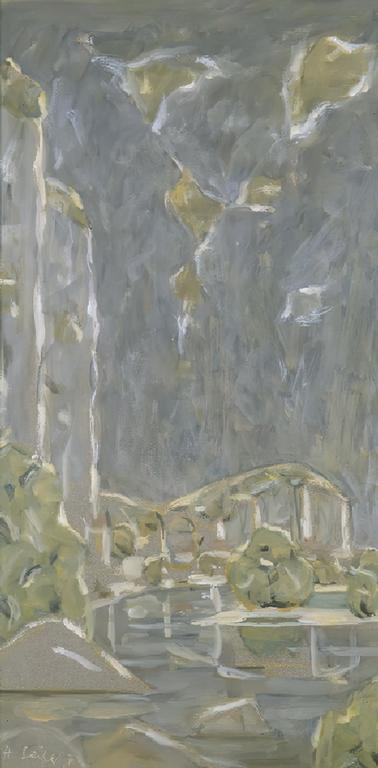 Catalogue raisonné, oeuvre de l'artiste Hans Seiler - Le port de La Roque, 1977