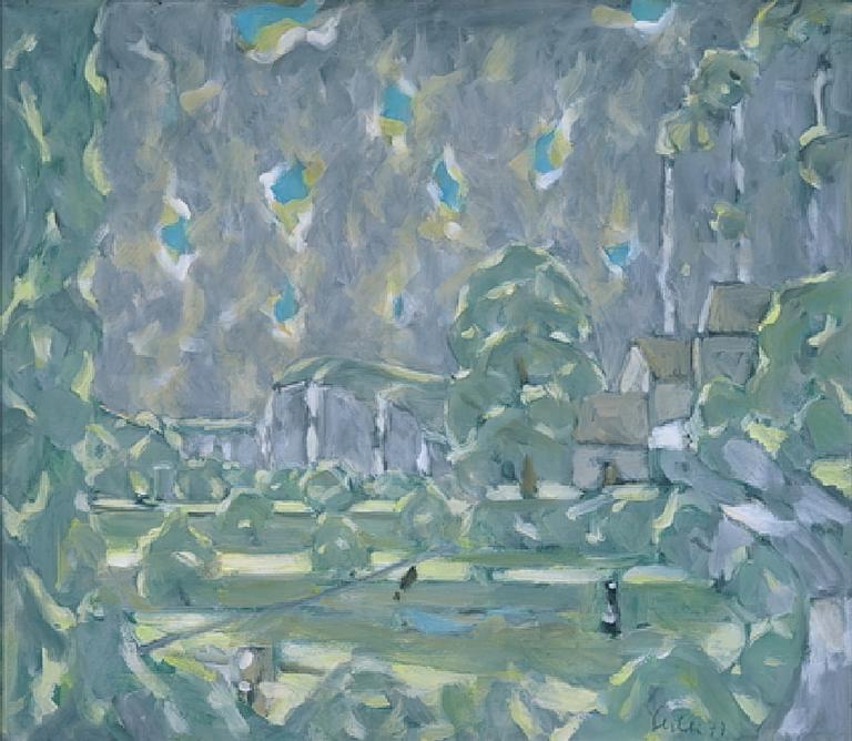 Catalogue raisonné, oeuvre de l'artiste Hans Seiler - Les falaises de La Roque, 1977