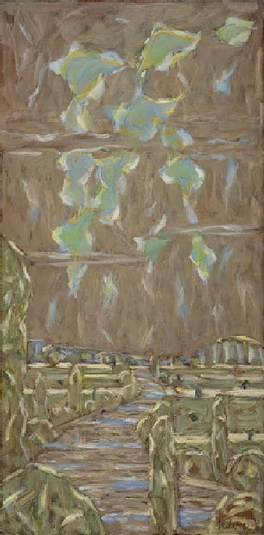 Catalogue raisonné, oeuvre de l'artiste Hans Seiler - La vallée verte, 1977