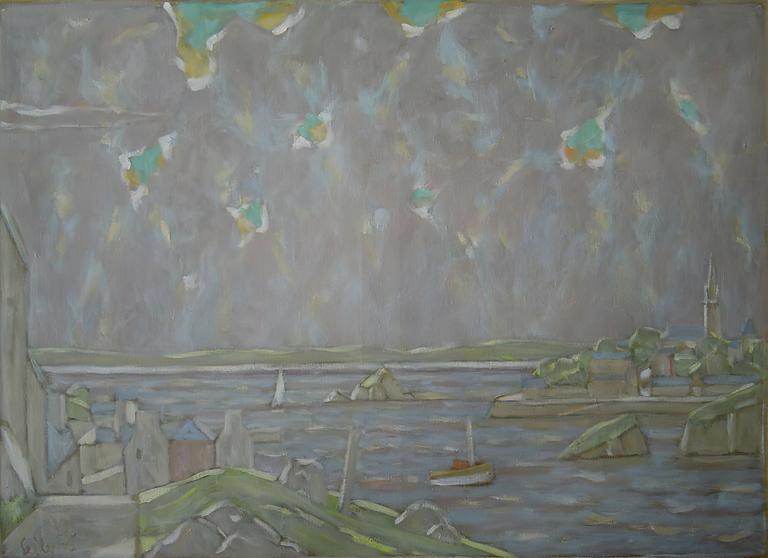 Catalogue raisonné, oeuvre de l'artiste Hans Seiler - Vue du moulin, 1977
