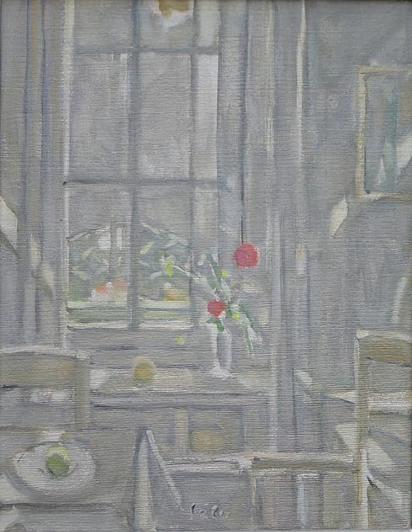 Catalogue raisonné, oeuvre de l'artiste Hans Seiler - Bouquet à la fenêtre, circa 1977