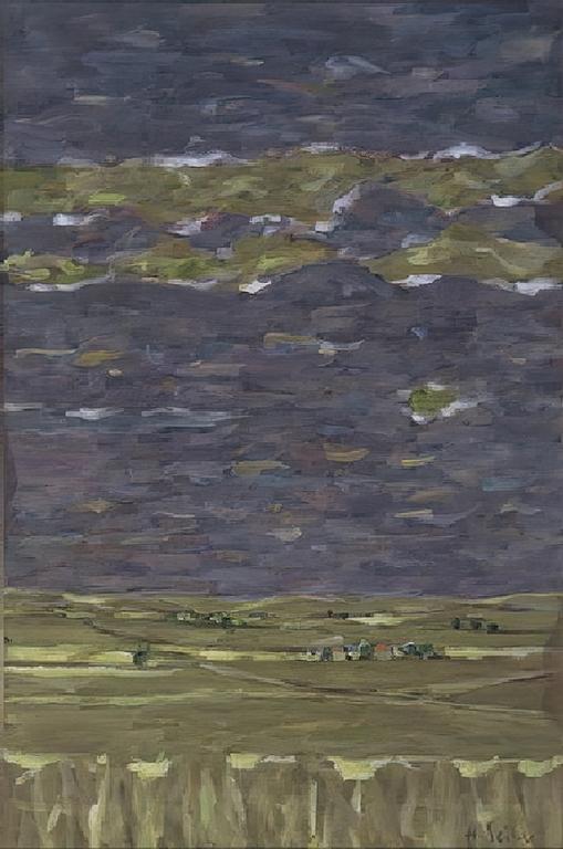 Catalogue raisonné, oeuvre de l'artiste Hans Seiler - Champs de blé, 1977