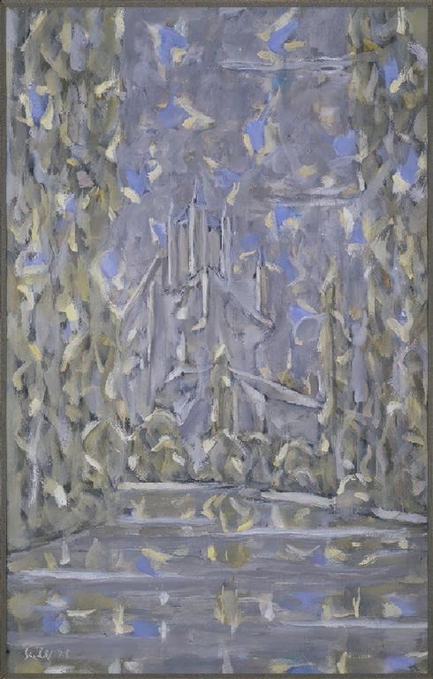 Catalogue raisonné, oeuvre de l'artiste Hans Seiler - L'Alcazar de Ségovie, 1978