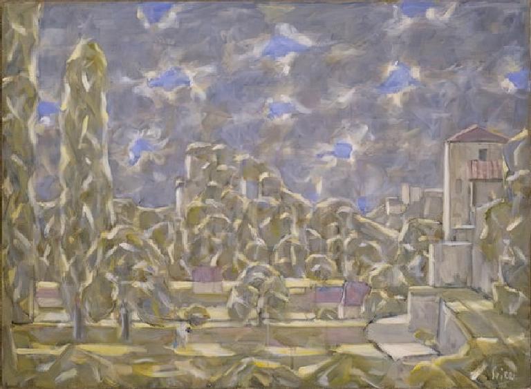Catalogue raisonné, oeuvre de l'artiste Hans Seiler - La maison et la vallée, 1978