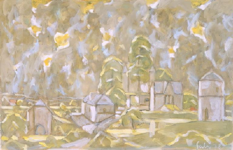 Catalogue raisonné, oeuvre de l'artiste Hans Seiler - Lacassagne (beige), 1978