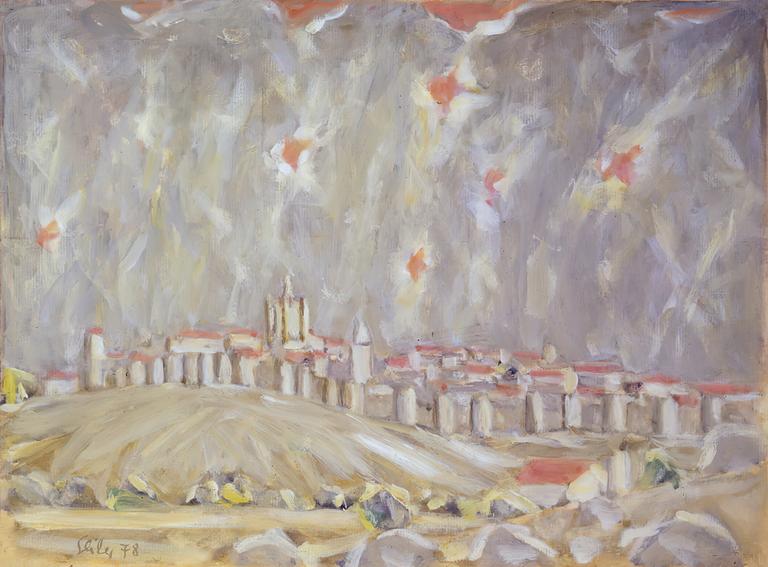 Catalogue raisonné, oeuvre de l'artiste Hans Seiler - Les remparts d'Avila , 1978