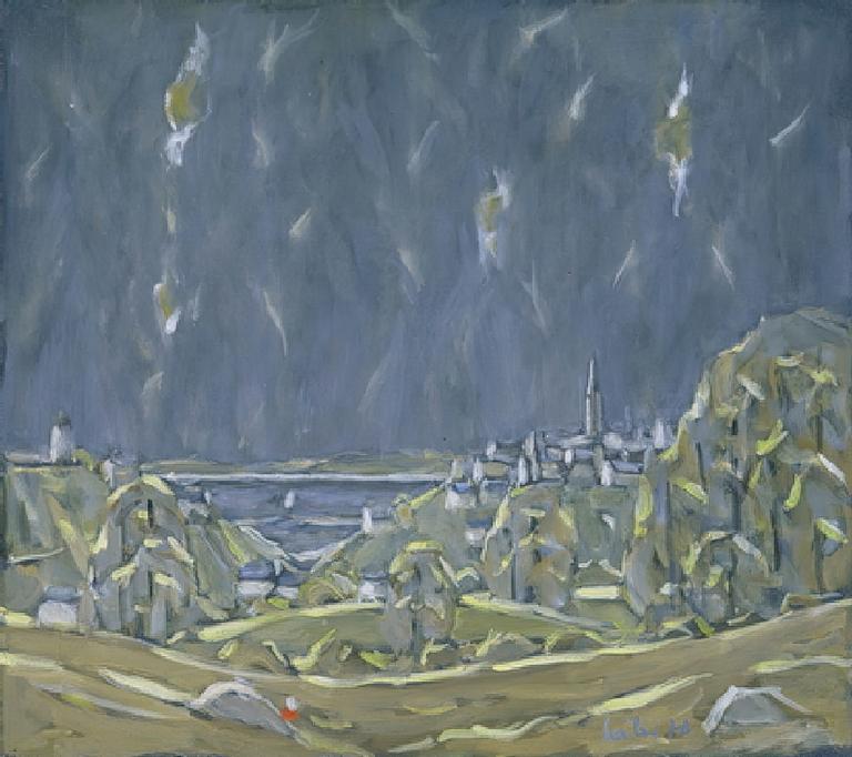 Catalogue raisonné, oeuvre de l'artiste Hans Seiler - Paysage de Bretagne , 1978