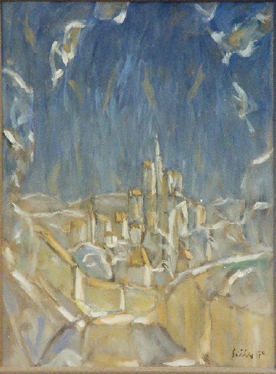 Catalogue raisonné, oeuvre de l'artiste Hans Seiler - Petite ville d'Espagne, 1978