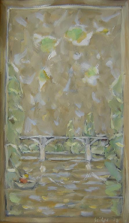 Catalogue raisonné, oeuvre de l'artiste Hans Seiler - Pont de Chennevières, 1978