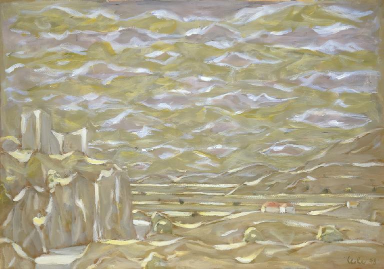 Catalogue raisonné, oeuvre de l'artiste Hans Seiler - Ruines en Navarre, 1978