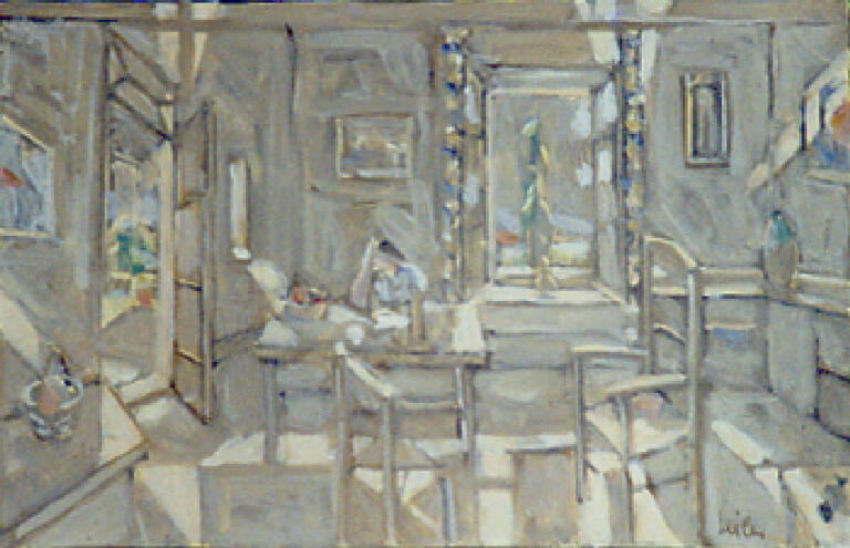 Catalogue raisonné, Hans Seiler, Intérieur, circa 1978