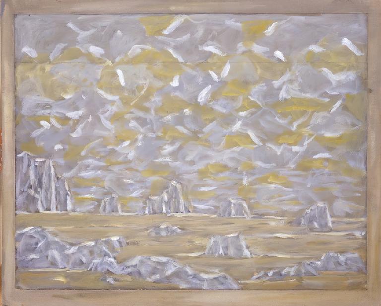 Catalogue raisonné, oeuvre de l'artiste Hans Seiler - Rochers dans les Causses, circa 1978