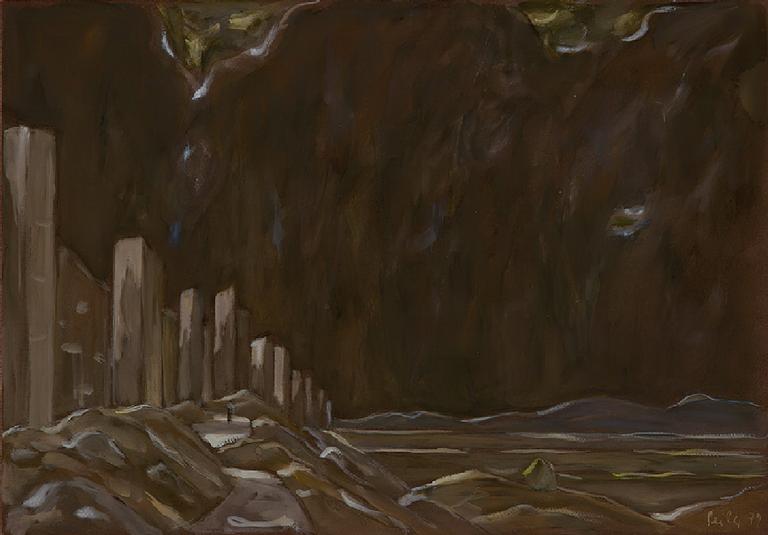 Catalogue raisonné, oeuvre de l'artiste Hans Seiler - Avila sombre I, 1979