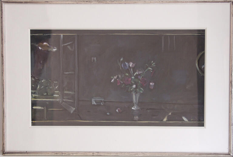 Catalogue raisonné, Hans Seiler, Bouquet à la fenêtre (gris), 1979