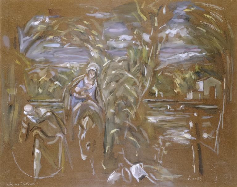 Catalogue raisonné, oeuvre de l'artiste Hans Seiler - La fuite en Egypte, 1979