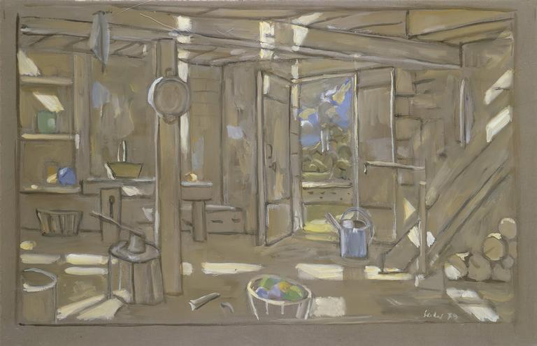 Catalogue raisonné, oeuvre de l'artiste Hans Seiler - La remise, 1979