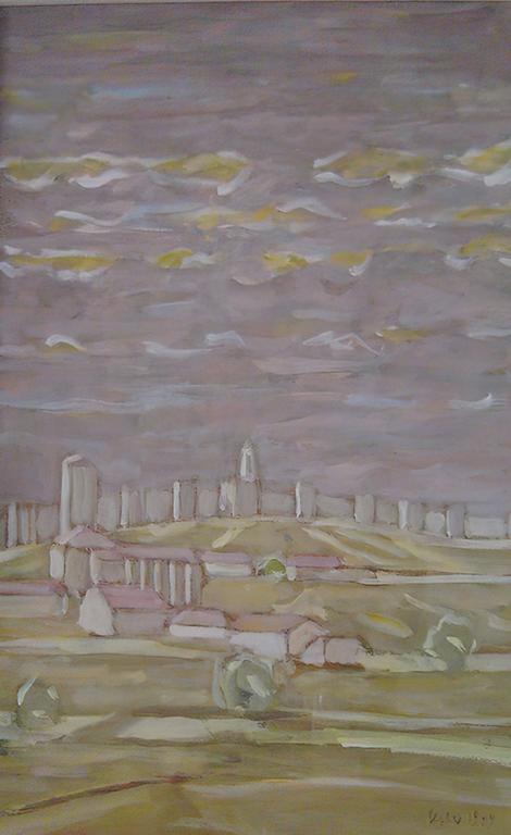 Catalogue raisonné, oeuvre de l'artiste Hans Seiler - Vue d'Avila, 1979