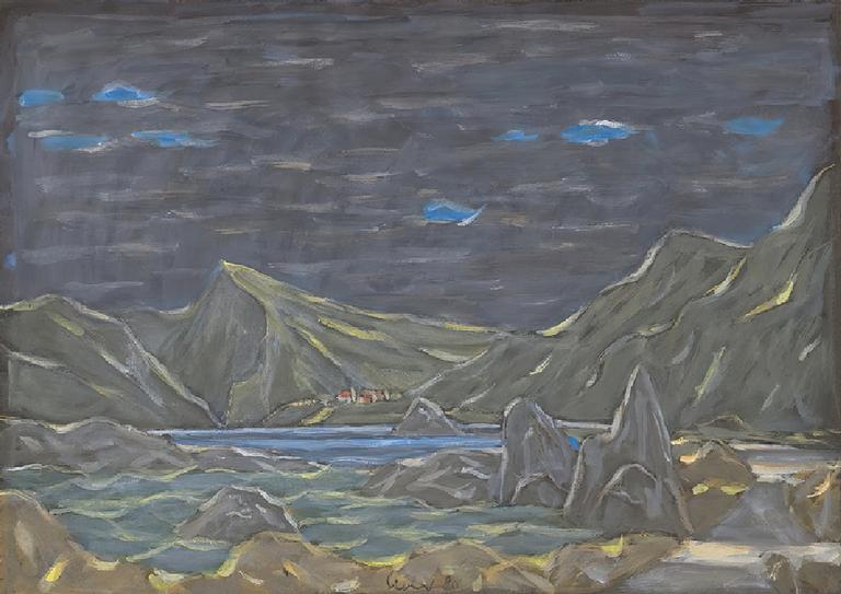 Catalogue raisonné, oeuvre de l'artiste Hans Seiler - Barrage en Espagne, 1980
