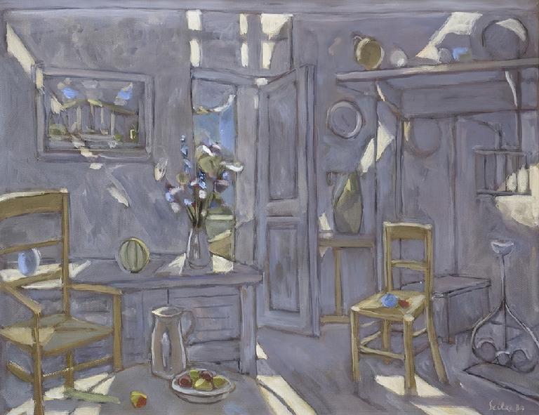 Catalogue raisonné, oeuvre de l'artiste Hans Seiler - Cuisine mauve, 1980