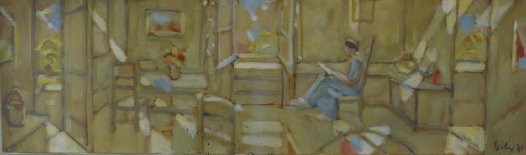 Catalogue raisonné, oeuvre de l'artiste Hans Seiler - Intérieur, 1980