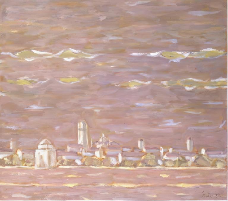 Catalogue raisonné, oeuvre de l'artiste Hans Seiler - Ségovie (rose), 1980