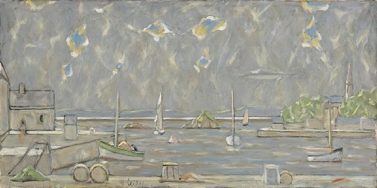 Catalogue raisonné, oeuvre de l'artiste Hans Seiler - Souvenir de Tréboul, 1980