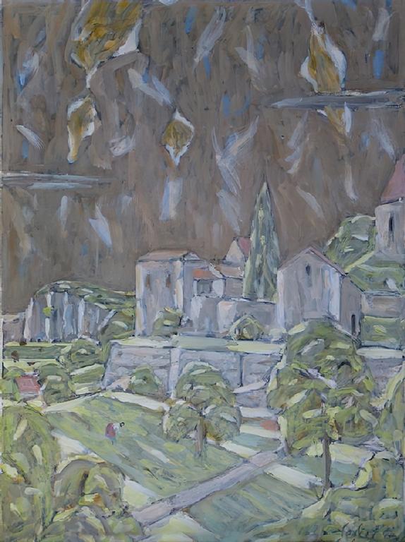 Catalogue raisonné, oeuvre de l'artiste Hans Seiler - La maison de la Roque, circa 1980