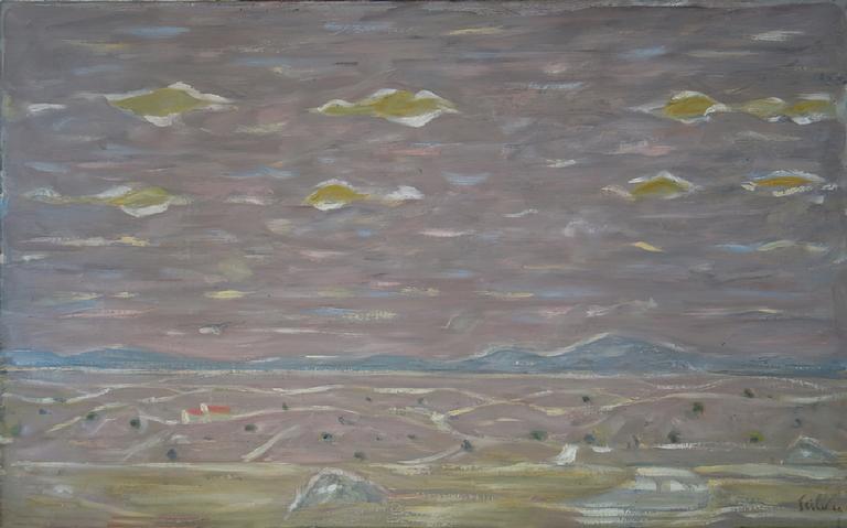 Catalogue raisonné, oeuvre de l'artiste Hans Seiler - Paysage d'Aragon, 1982