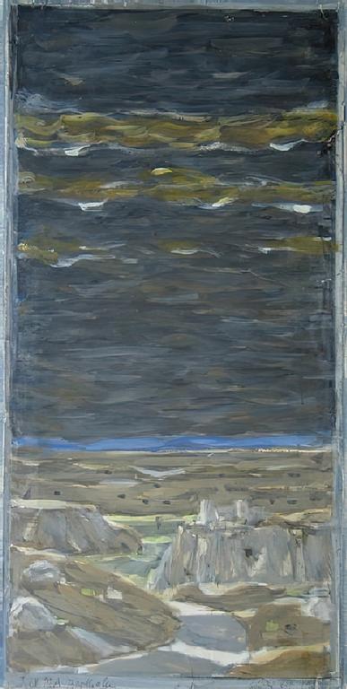 Catalogue raisonné, oeuvre de l'artiste Hans Seiler - Route de la plaine en Espagne, circa 1982