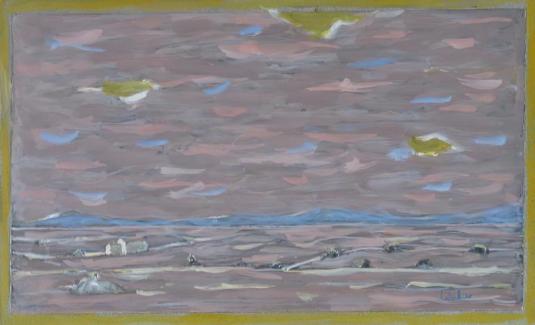 Catalogue raisonné, oeuvre de l'artiste Hans Seiler - Plaine mauve en Espagne, circa 1982