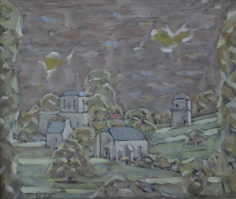 Catalogue raisonné, oeuvre de l'artiste Hans Seiler - Le pigeonnier, circa 1982