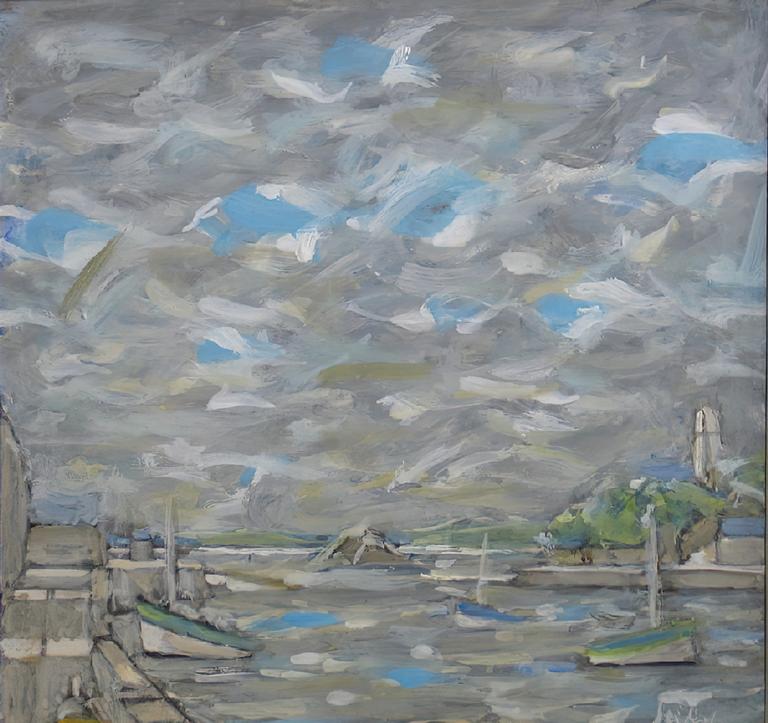 Catalogue raisonné, oeuvre de l'artiste Hans Seiler - Le port, circa 1982