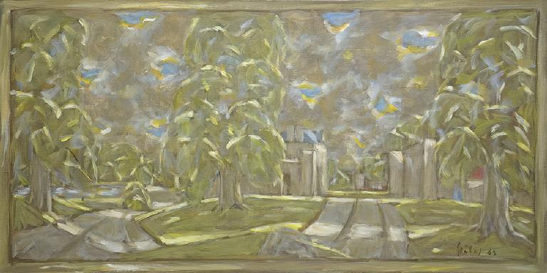 Catalogue raisonné, oeuvre de l'artiste Hans Seiler - L'entrée du Queroy, 1983