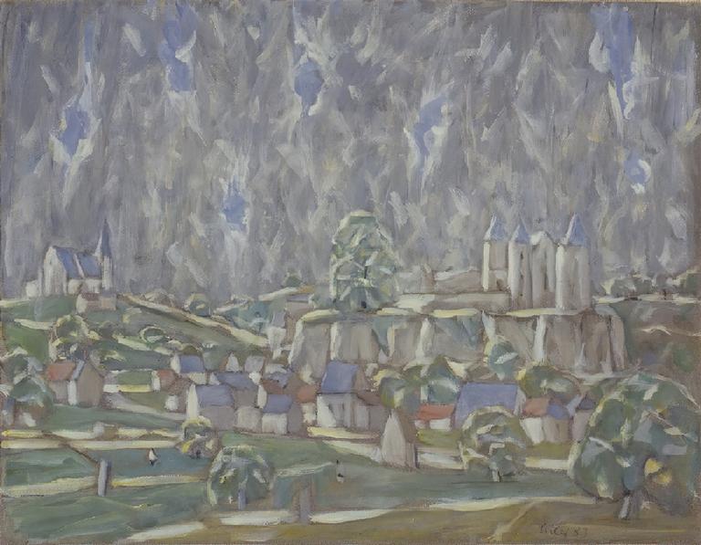 Catalogue raisonné, oeuvre de l'artiste Hans Seiler - Le château de Salignac-Fénelon, 1983