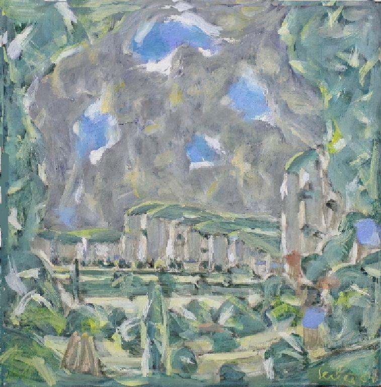 Catalogue raisonné, oeuvre de l'artiste Hans Seiler - Falaises sur la Dordogne, 1984