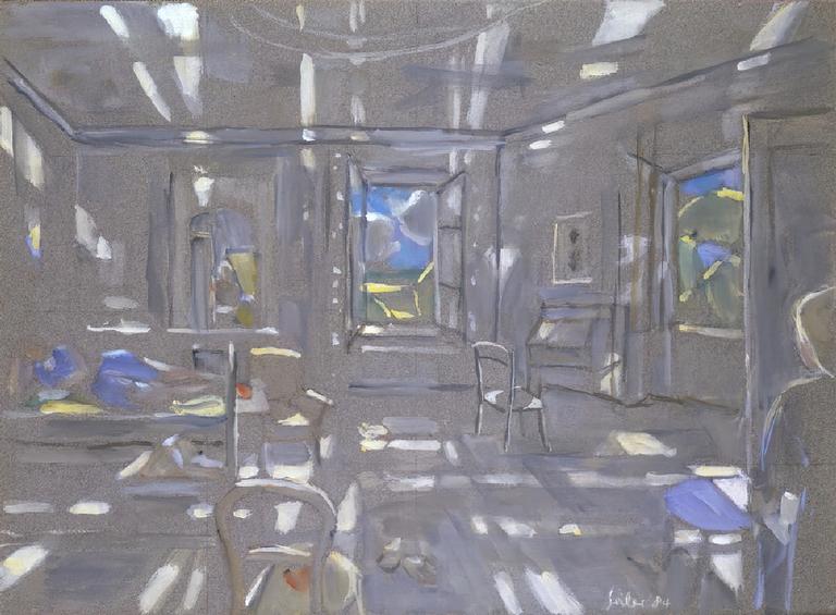 Catalogue raisonné, oeuvre de l'artiste Hans Seiler - La chambre grise (claire), 1984