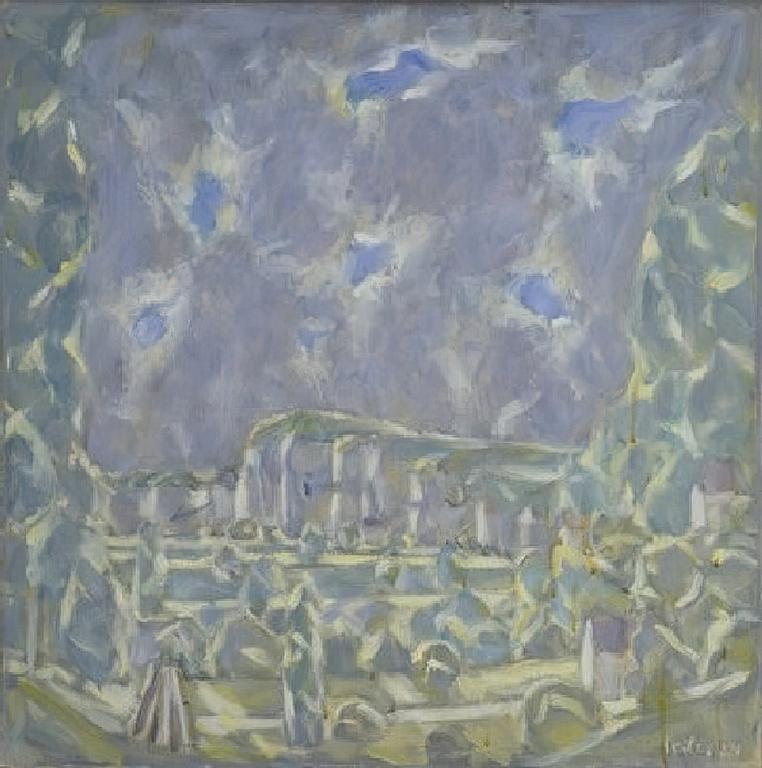 Catalogue raisonné, oeuvre de l'artiste Hans Seiler - Les falaises sur la Dordogne