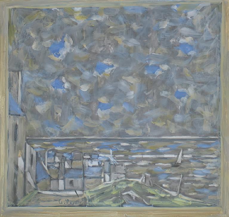 Catalogue raisonné, oeuvre de l'artiste Hans Seiler - La rue du moulin, circa 1984