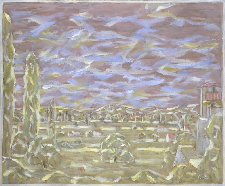 Catalogue raisonné, oeuvre de l'artiste Hans Seiler - Vallée avec le noyer, 1984