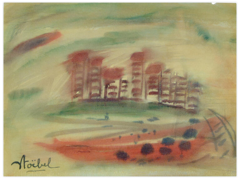 Catalogue raisonné, Edgar Stoëbel, landscape — 