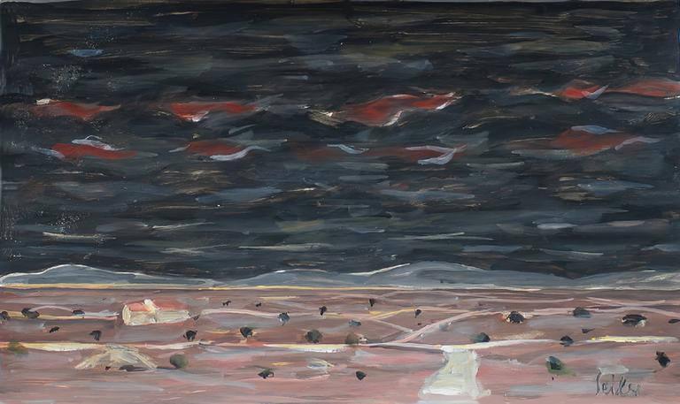 Catalogue raisonné, oeuvre de l'artiste Hans Seiler - Castille sombre, circa 1984