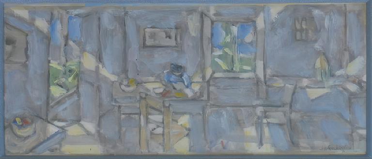 Catalogue raisonné, oeuvre de l'artiste Hans Seiler - Intérieur, circa 1984