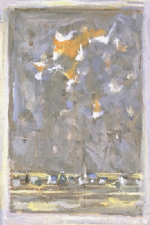 Catalogue raisonné, oeuvre de l'artiste Hans Seiler - Le nuage orangé, 1985