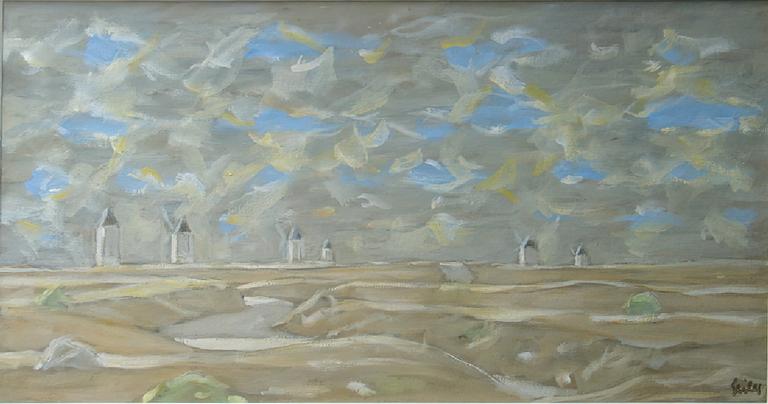 Catalogue raisonné, oeuvre de l'artiste Hans Seiler - Les moulins de la Manche, 1985