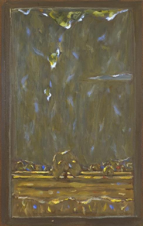 Catalogue raisonné, oeuvre de l'artiste Hans Seiler - Le noyer sur champ roux, circa 1985