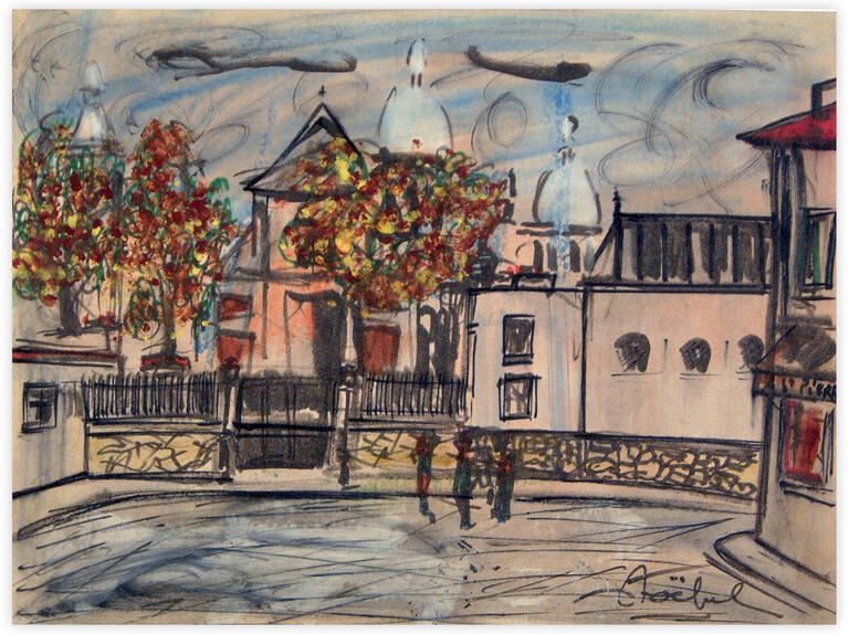 Catalogue raisonné, Edgar Stoëbel, landscape — 